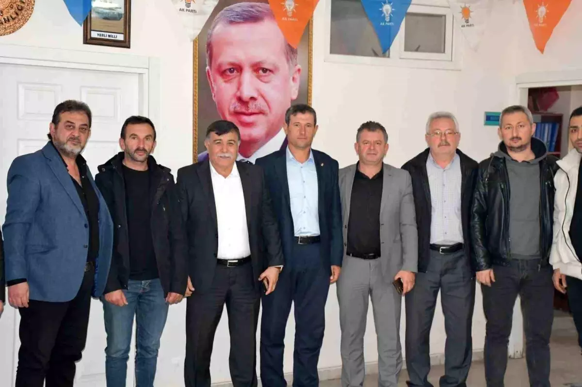 AK Parti Emet İlçe Başkanlığı’na Yeni Seçilen Mustafa Kısa’ya Ziyaret